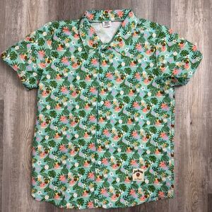 Chicago Cubs Hawaiian Shirt Jim Beam BDA Sports-Size XL *NEW w/o tags*